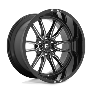 Felga aluminiowa D761 CLASH Gloss Black Milled FUEL
