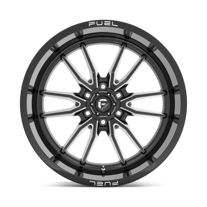 Felga aluminiowa D761 CLASH Gloss Black Milled FUEL - ujęcie 3