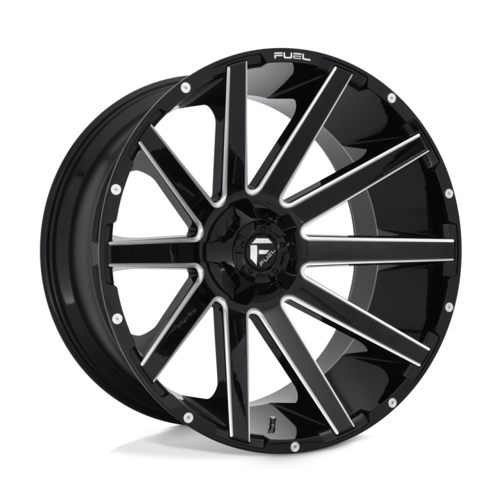 Felga aluminiowa D615 CONTRA Gloss Black Milled FUEL
