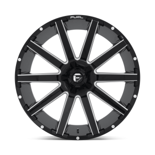 Felga aluminiowa D615 CONTRA Gloss Black Milled FUEL - ujęcie 2