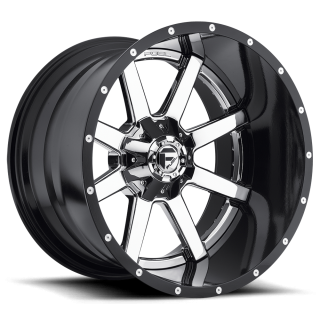 Felga aluminiowa D260 MAVERICK Chrome Plated Gloss Black Lip FUEL
