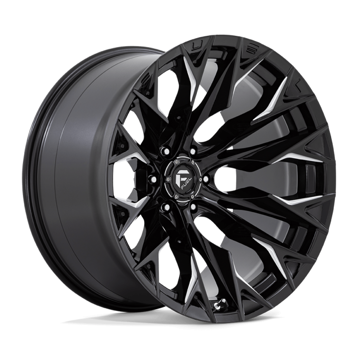 Felga aluminiowa D803 FLAME Gloss Black Milled FUEL