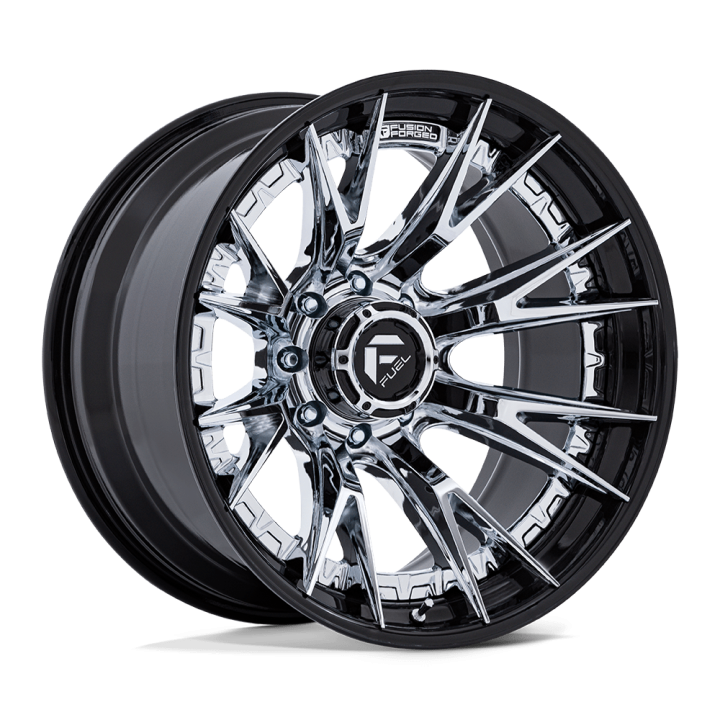 Felga aluminiowa FC402 CATALYST Chrome W/ Gloss Black Lip FUEL