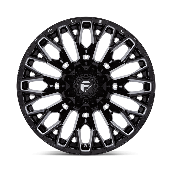 Felga aluminiowa FC865 STRIKE Gloss Black Milled FUEL - ujęcie 2