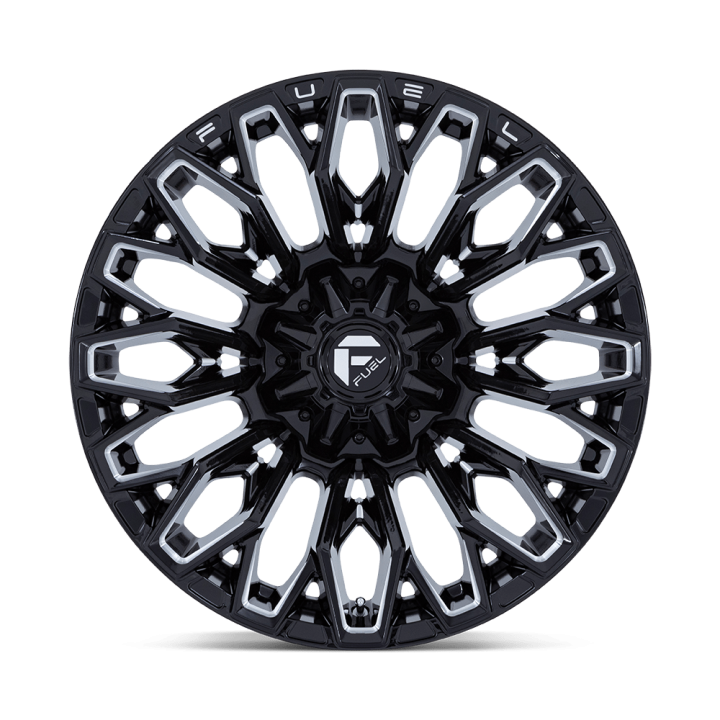 Felga aluminiowa FC865 STRIKE Gloss Black Milled FUEL - ujęcie 3