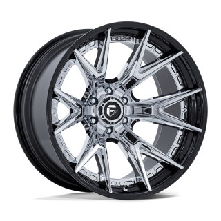 Felga aluminiowa FC402 CATALYST Chrome W/ Gloss Black Lip FUEL