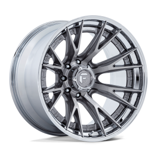 Felga aluminiowa FC402 CATALYST Platinum W/ Chrome Lip FUEL