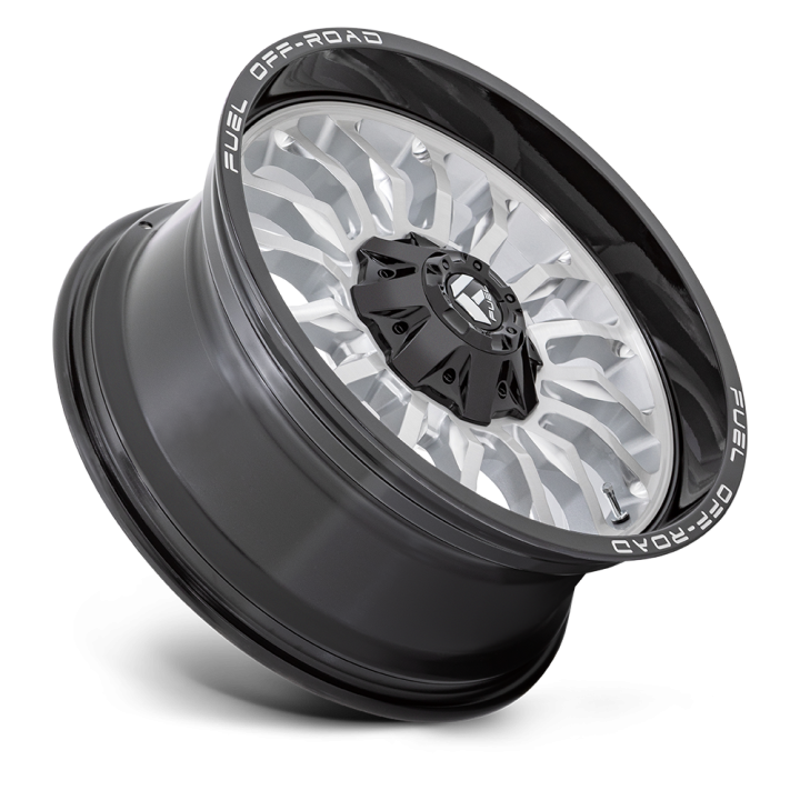 Felga aluminiowa D798 ARC Silver Brushed Face W/ Milled Black Lip FUEL - ujęcie 3