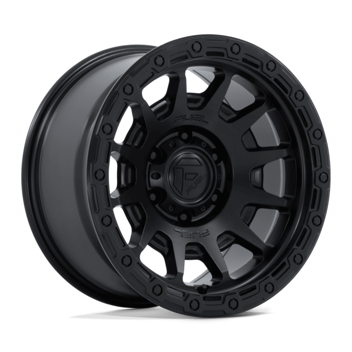 Felga aluminiowa FC884 FORTRESS Matte Black W/ Gloss Black Lip FUEL