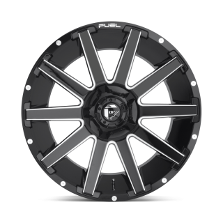 Felga aluminiowa D615 CONTRA Gloss Black Milled FUEL - ujęcie 2