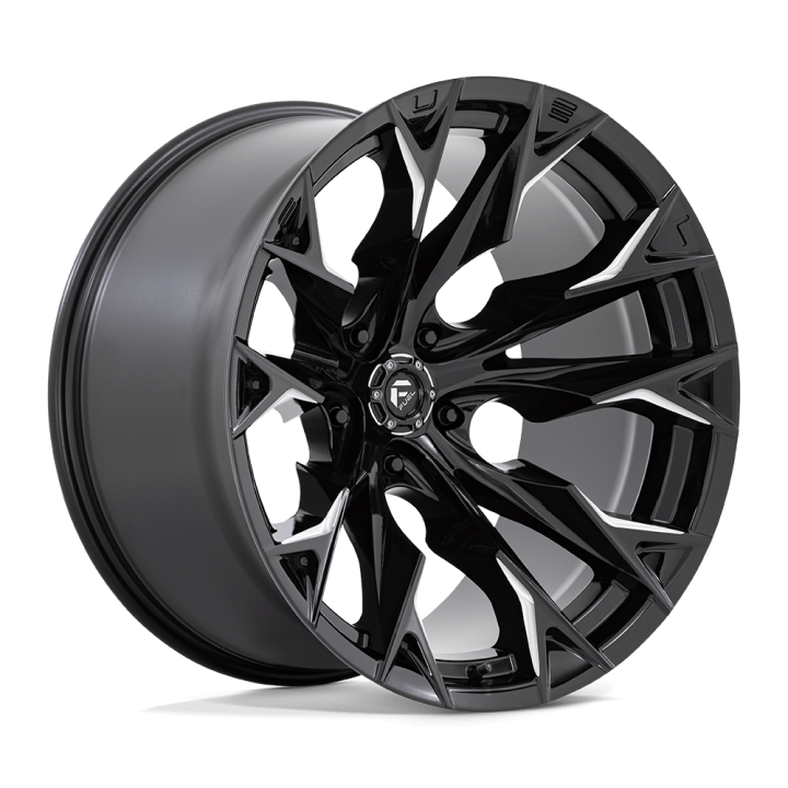 Felga aluminiowa D803 FLAME Gloss Black Milled FUEL