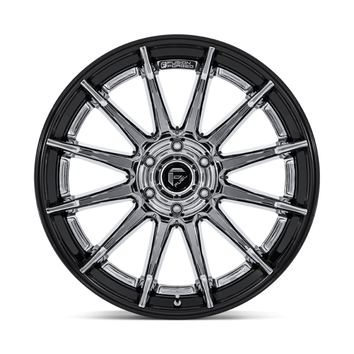 Felga aluminiowa FC403 BURN Chrome W/ Gloss Black Lip FUEL - ujęcie 3