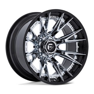 Felga aluminiowa FC402 CATALYST Chrome W/ Gloss Black Lip FUEL
