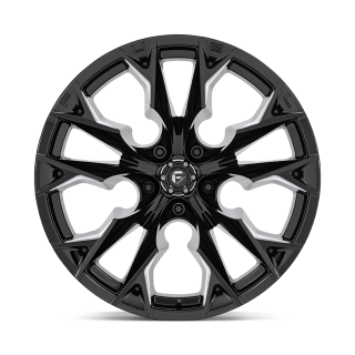Felga aluminiowa D803 FLAME Gloss Black Milled FUEL - ujęcie 2
