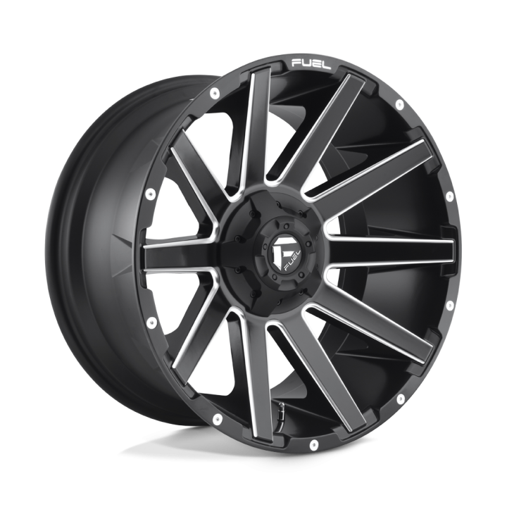 Felga aluminiowa D616 CONTRA Matte Black Milled FUEL