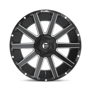 Felga aluminiowa D616 CONTRA Matte Black Milled FUEL - ujęcie 2
