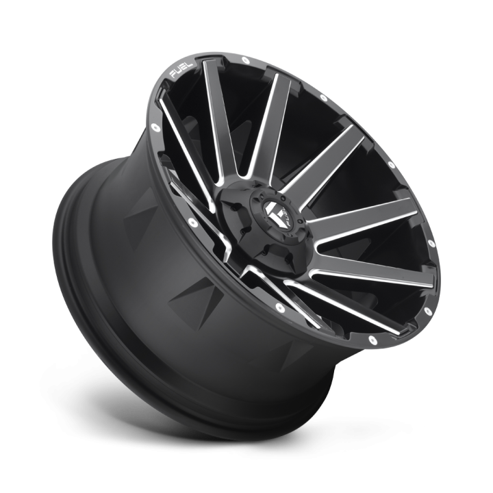 Felga aluminiowa D616 CONTRA Matte Black Milled FUEL - ujęcie 3