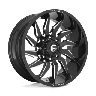 Felga aluminiowa D744 SABER Gloss Black Milled FUEL
