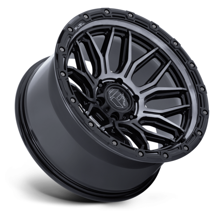 Felga aluminiowa FC881 SURGE Gloss Black Machined W/ Gray Tint FUEL - ujęcie 3