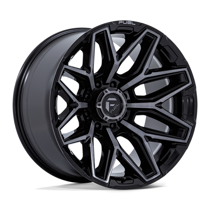 Felga aluminiowa FLUX Gloss Black Brush Fc Gray Ddt FUEL