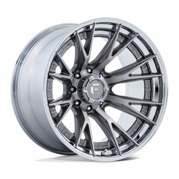 Felga aluminiowa FC402 CATALYST Platinum W/ Chrome Lip FUEL