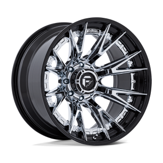 Felga aluminiowa FC402 CATALYST Chrome W/ Gloss Black Lip FUEL