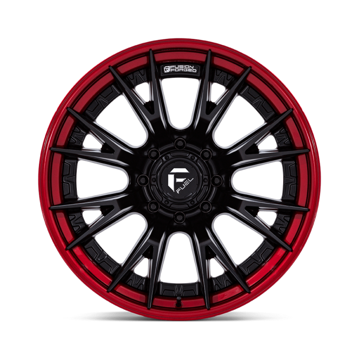 Felga aluminiowa FC402 CATALYST Matte Black W/ Candy Red Lip FUEL - ujęcie 2