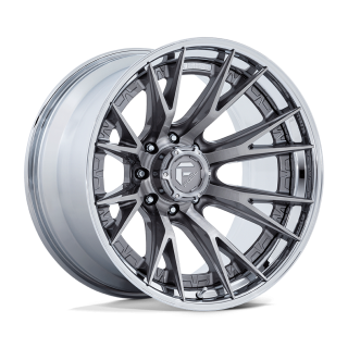 Felga aluminiowa FC402 CATALYST Platinum W/ Chrome Lip FUEL