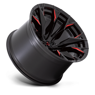 Felga aluminiowa D823 FLAME Gloss Black Milled W/ Candy Red FUEL - ujęcie 2
