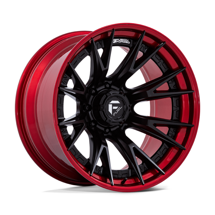 Felga aluminiowa FC402 CATALYST Matte Black W/ Candy Red Lip FUEL