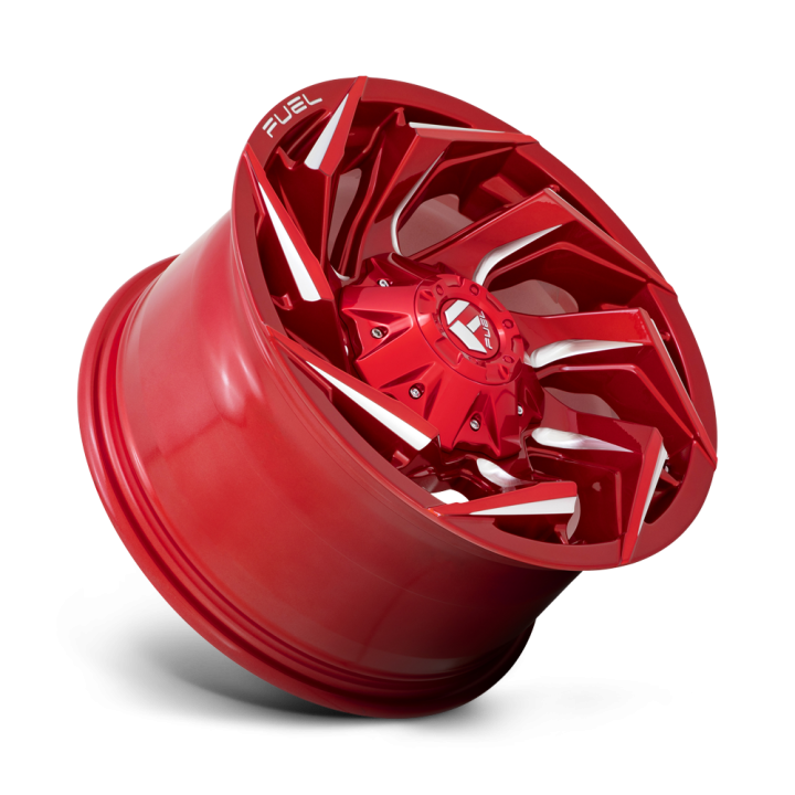 Felga aluminiowa D754 REACTION Candy Red Milled FUEL - ujęcie 3