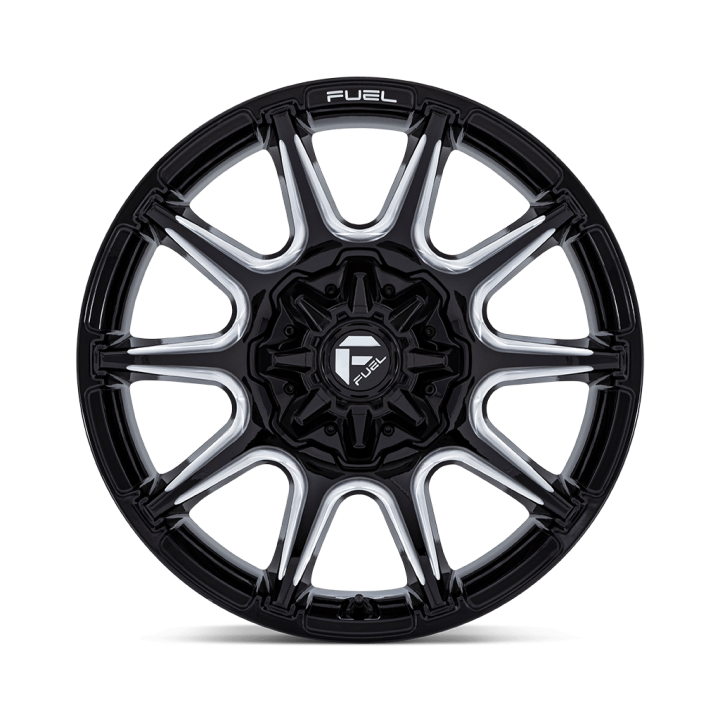 Felga aluminiowa FC880 SUPER C Gloss Black Milled FUEL - ujęcie 3