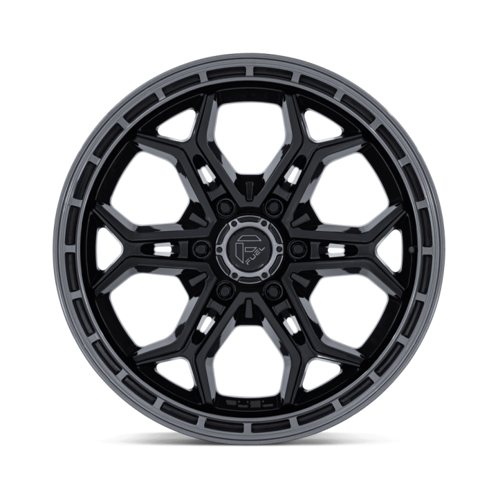 Felga aluminiowa FC896 HEATHEN Gloss Black W/ Gloss Gunmetal Lip FUEL - ujęcie 2
