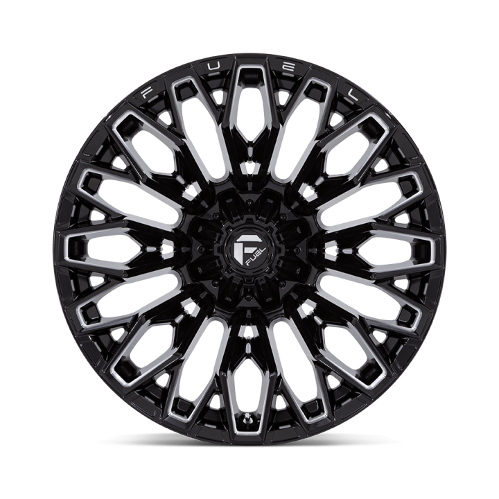 Felga aluminiowa FC865 STRIKE Gloss Black Milled FUEL - ujęcie 2