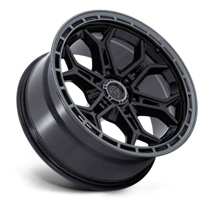 Felga aluminiowa FC896 HEATHEN Gloss Black W/ Gloss Gunmetal Lip FUEL - ujęcie 3