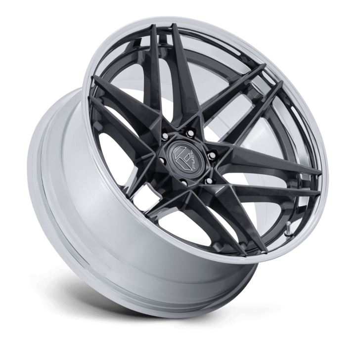 Felga aluminiowa FC408 FLIGHT Gloss Gunmetal W/ Chrome Lip FUEL - ujęcie 3