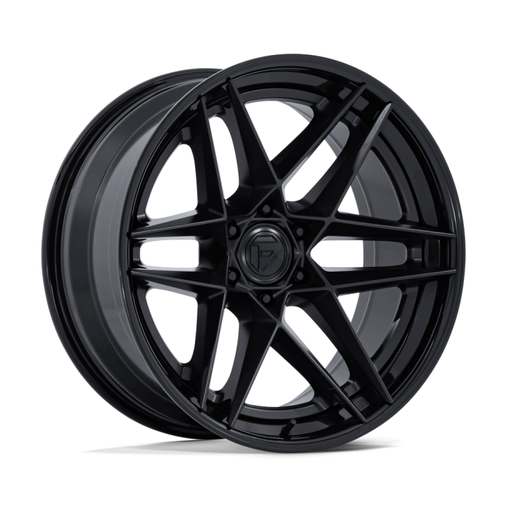 Felga aluminiowa FC408 FLIGHT Matte Black W/ Gloss Black Lip FUEL