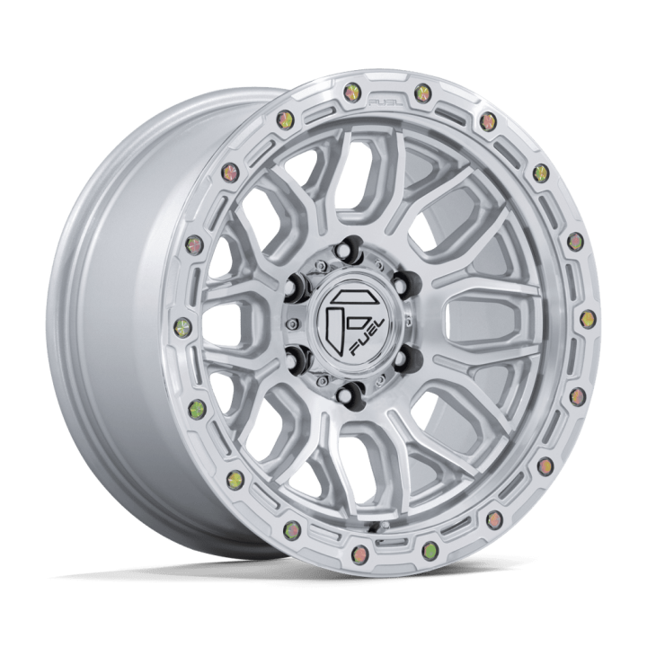 Felga aluminiowa FC881 SURGE Gloss Silver W/ Machined Face FUEL