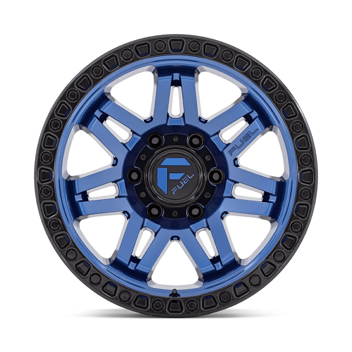 Felga aluminiowa D813 Syndicate Dark Blue W/ Black Ring Fuel - ujęcie 3
