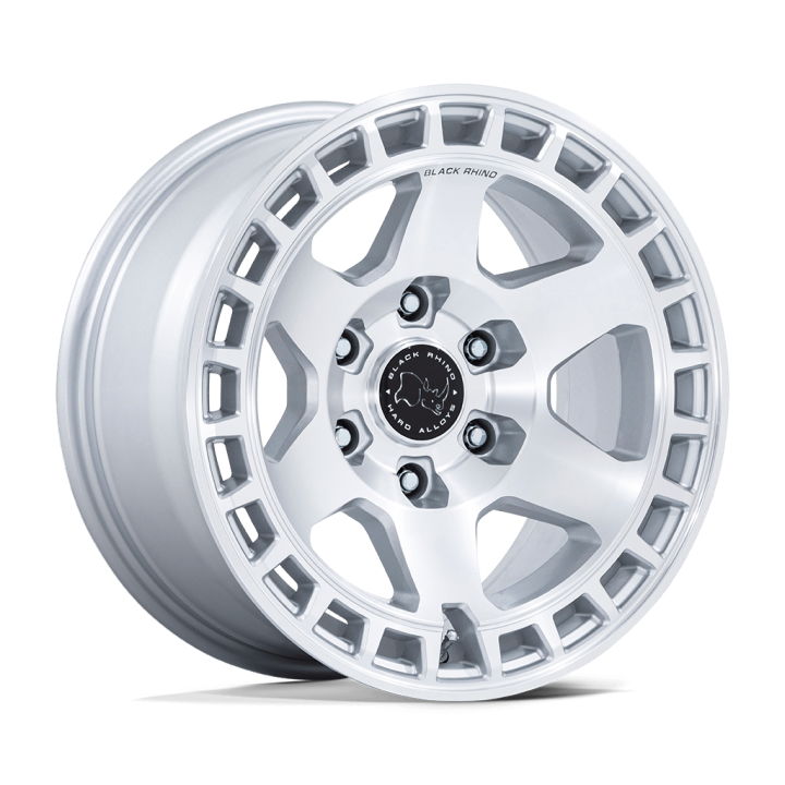 Felga aluminiowa BR022 BAHARI Gloss Silver W/ Machined Face BLACK RHINO