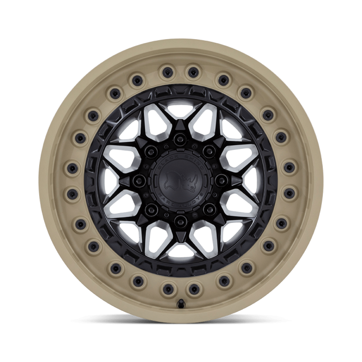 Felga aluminiowa ALPHA Matte Black W/ Sand Lip BLACK RHINO - ujęcie 3