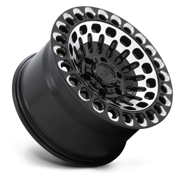 Felga aluminiowa Gloss Black W/ Machined Face & Milling Labyrinth Black Rhino - ujęcie 2
