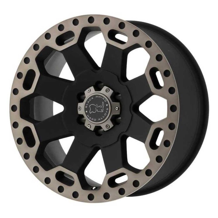 Felga aluminiowa Matte Black/Machine Dark Warlord Black Rhino