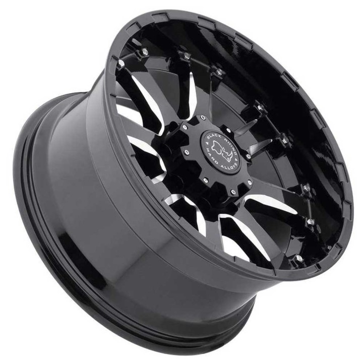 Felga aluminiowa Gloss Black Milled Sierra Black Rhino - ujęcie 2