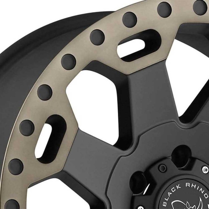 Felga aluminiowa Matte Black/Machine Dark Warlord Black Rhino - ujęcie 3