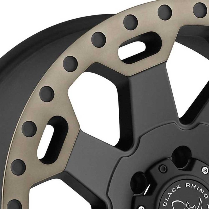 Felga aluminiowa Matte Black/Machined Dark Warlord Black Rhino - ujęcie 3
