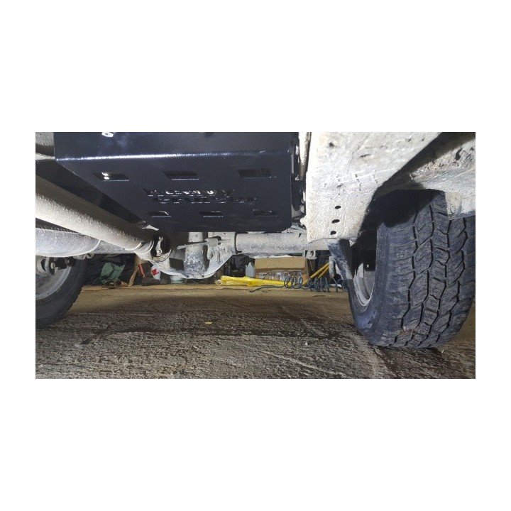 Jeep Grand Cherokee WJ WG 2.7 CRD 2001-2004 osłona chłodnicy paliwa - aluminium 