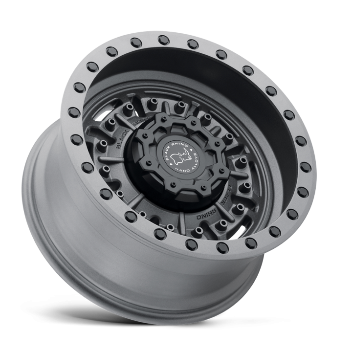 Felga aluminiowa ABRAMS Textured Matte Gunmetal BLACK RHINO - ujęcie 2