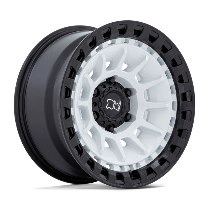Felga aluminiowa BARRAGE Gloss White On Matte Black BLACK RHINO
