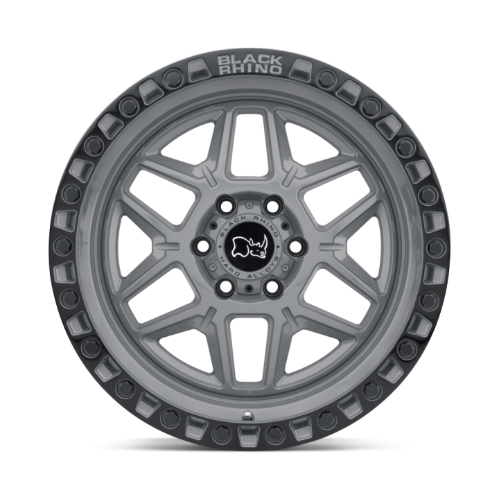 Felga aluminiowa KELSO Battleship Gray W/ Black Ring BLACK RHINO - ujęcie 3